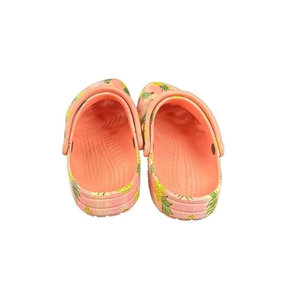 Crocs Classic Retro Resort Clog Papaya Pineapple Multi, Size 9M  11W